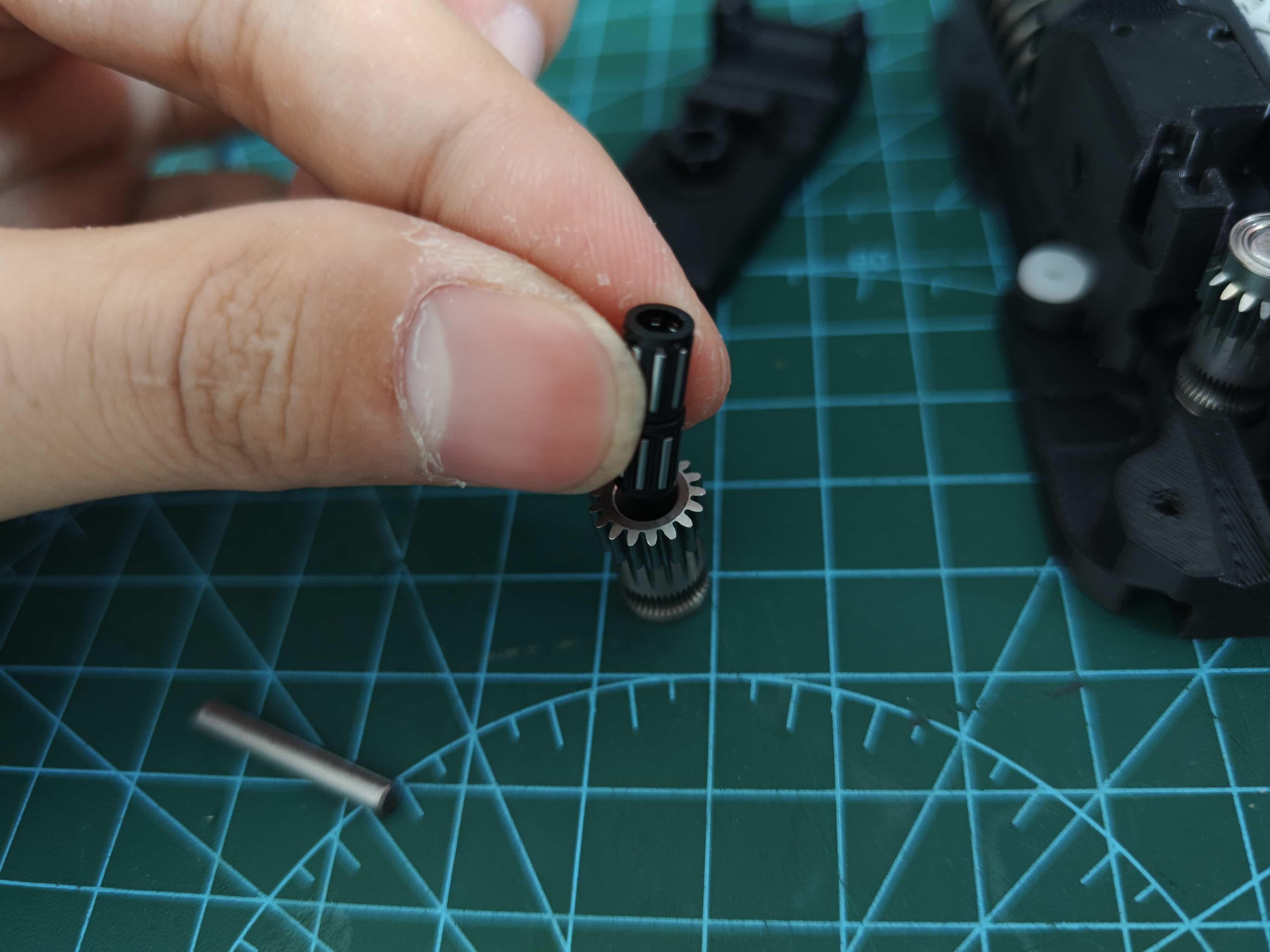 Driven Gear Step 1 - Insert Needle Bearings