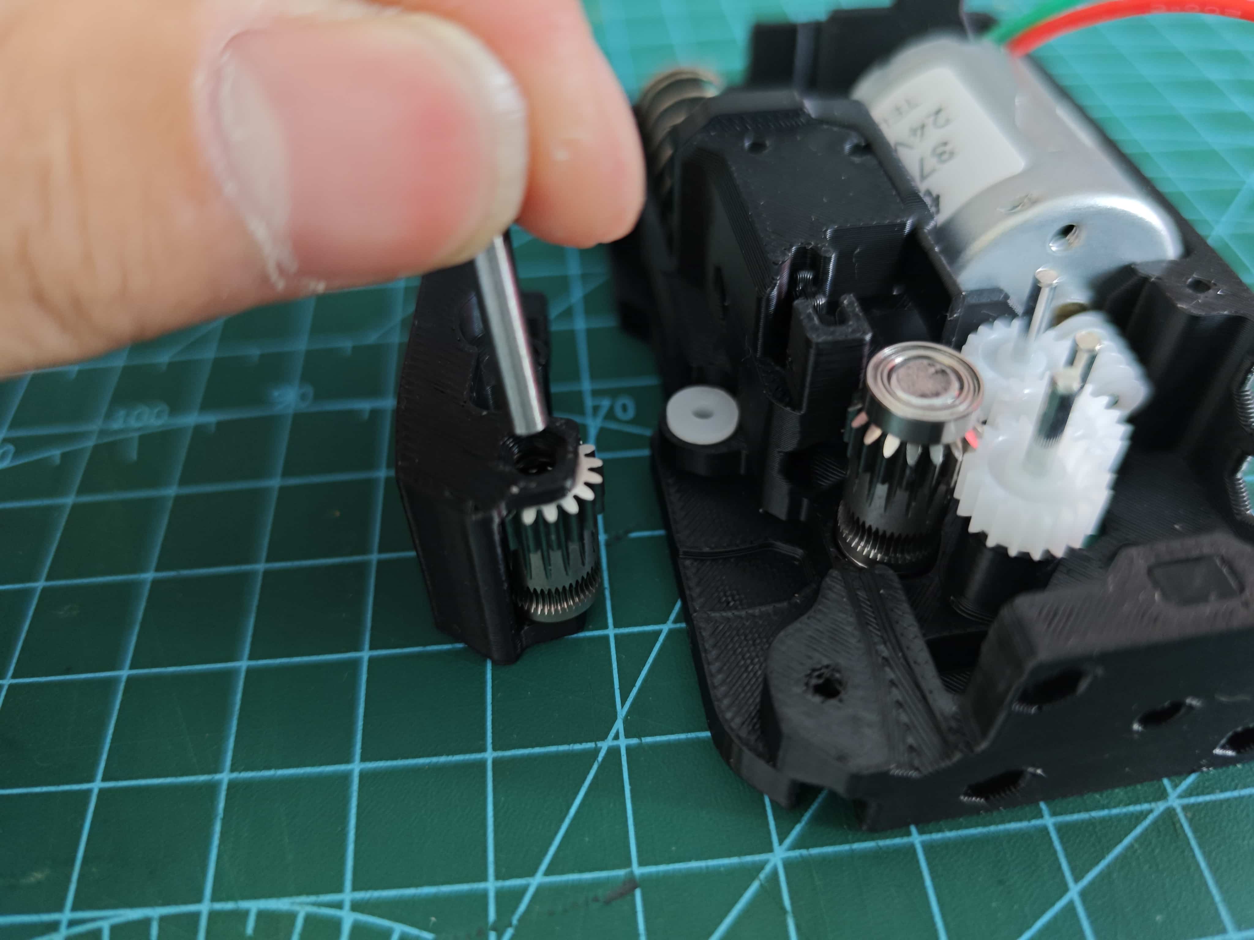 Driven Gear Step 2 - Insert into Lever